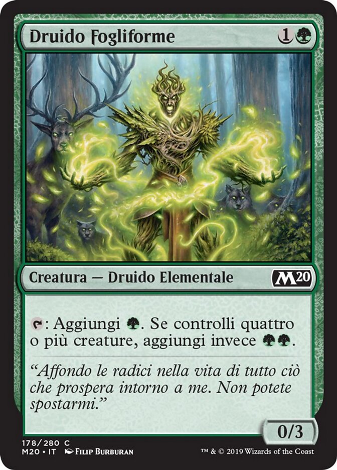 Druido Fogliforme