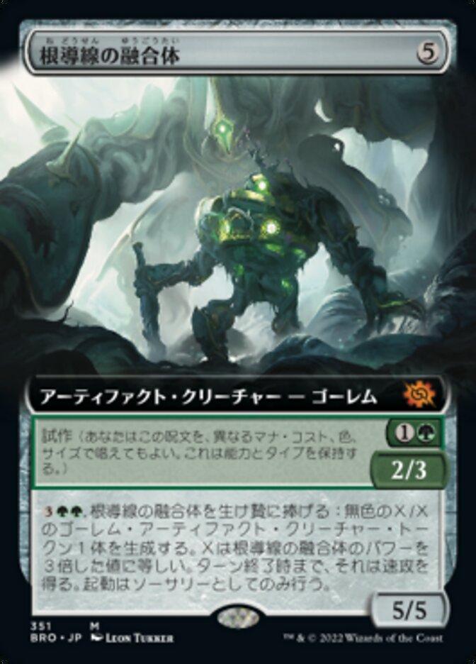 根導線の融合体