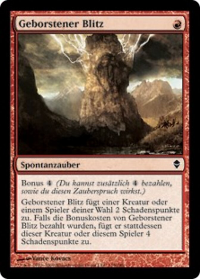 Geborstener Blitz
