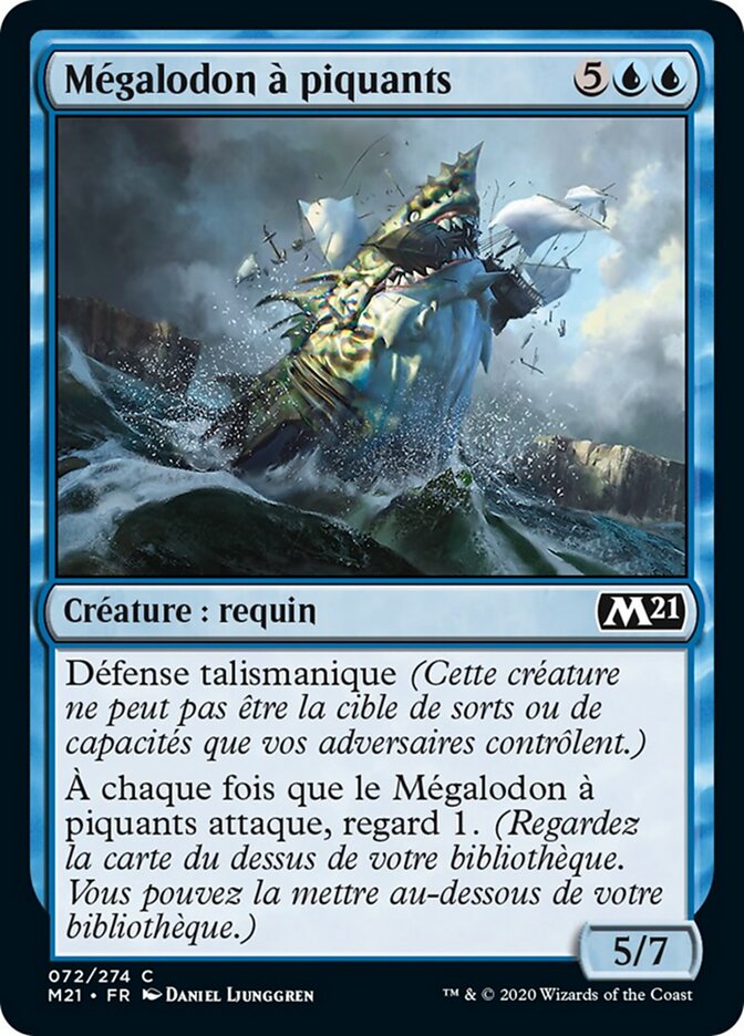Mégalodon à piquants