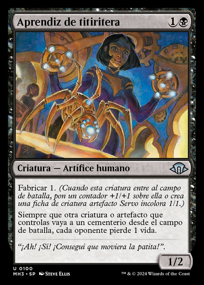 Aprendiz de titiritera