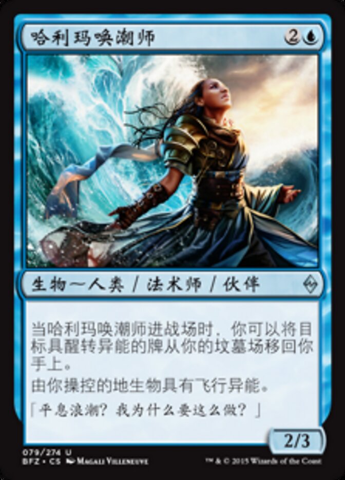 哈利玛唤潮师