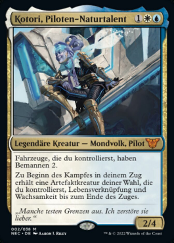 Kotori, Piloten-Naturtalent