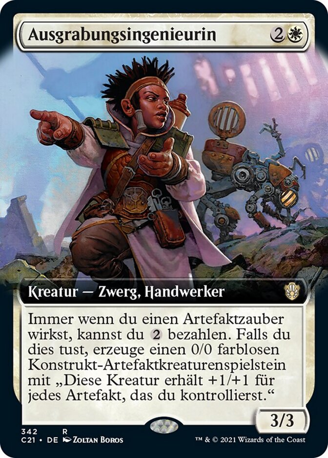 Ausgrabungsingenieurin