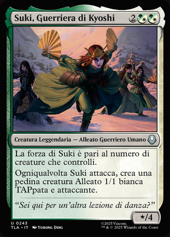 Suki, Guerriera di Kyoshi