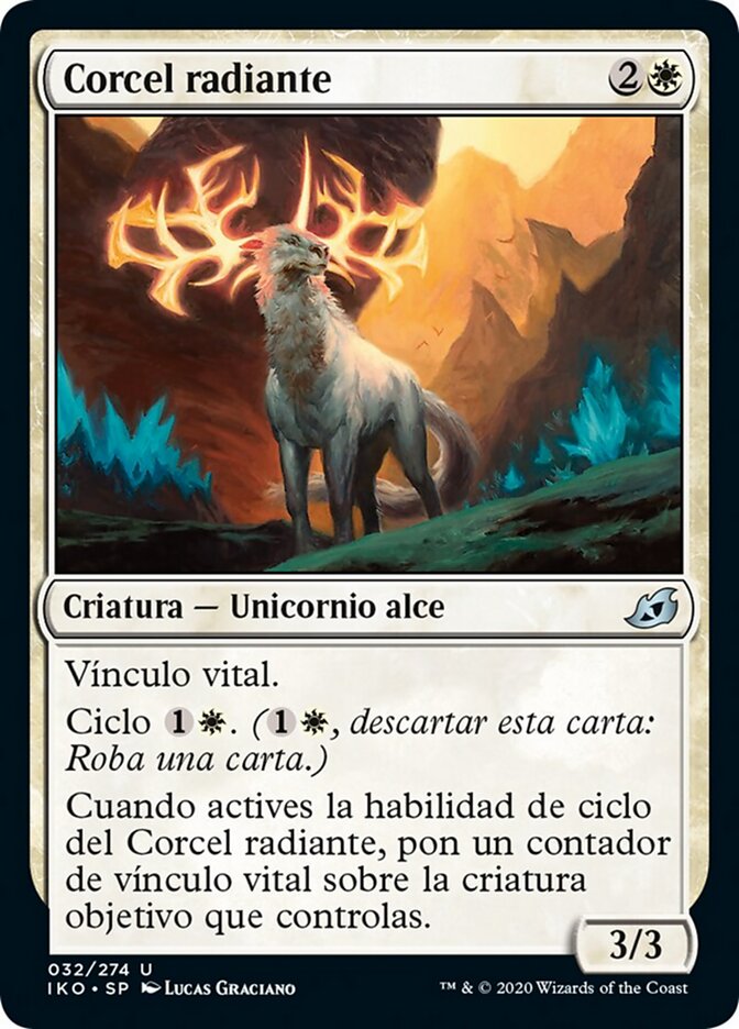 Corcel radiante
