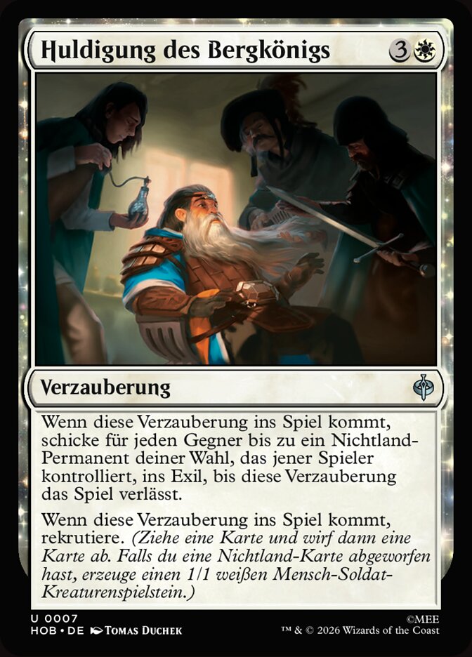 Huldigung des Bergkönigs