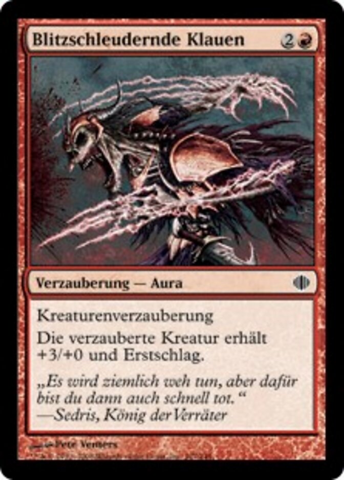 Blitzschleudernde Klauen