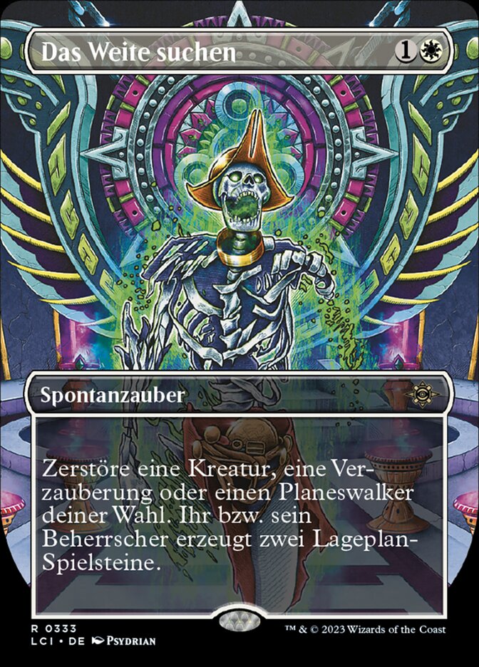 Das Weite suchen