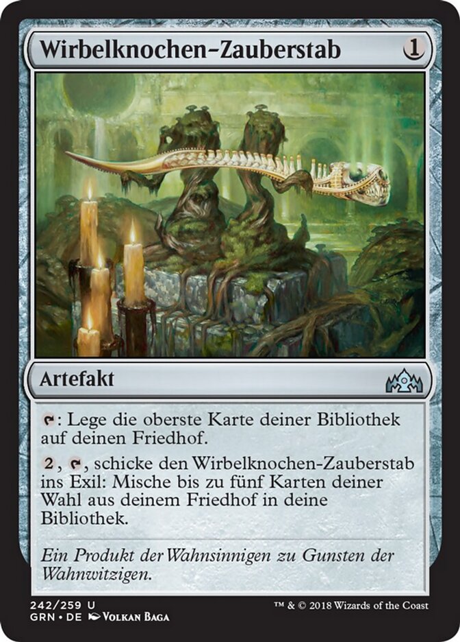 Wirbelknochen-Zauberstab