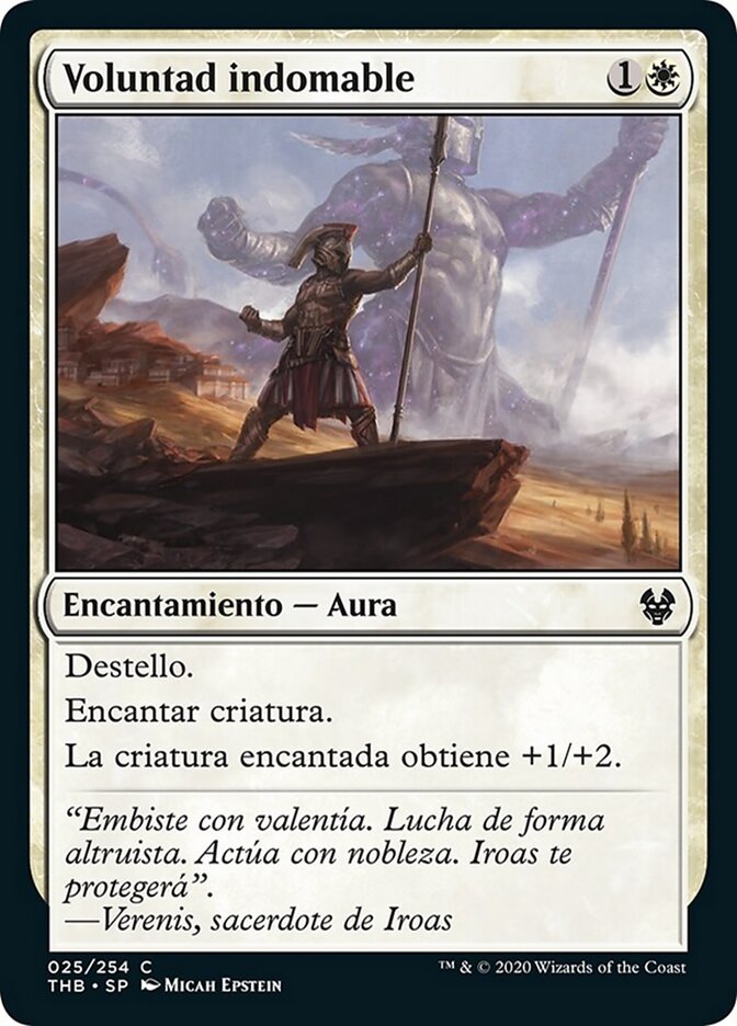 Voluntad indomable