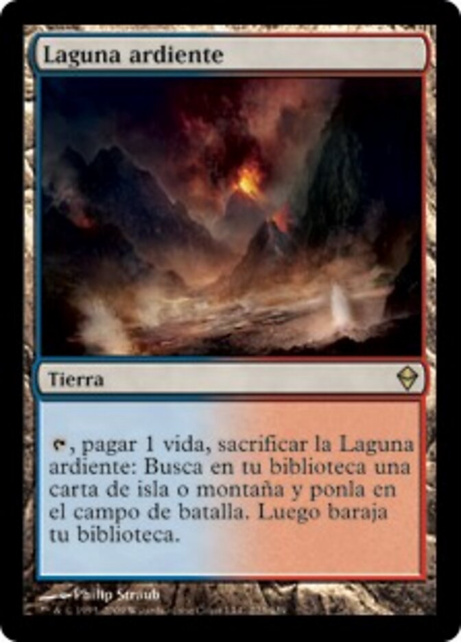 Laguna ardiente