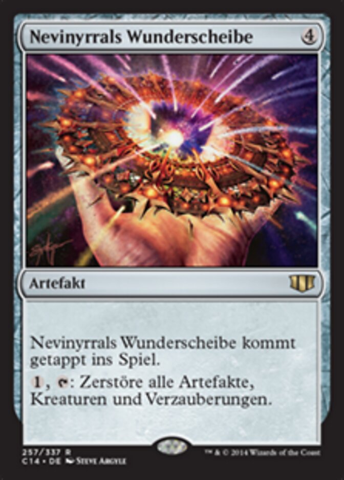 Nevinyrrals Wunderscheibe
