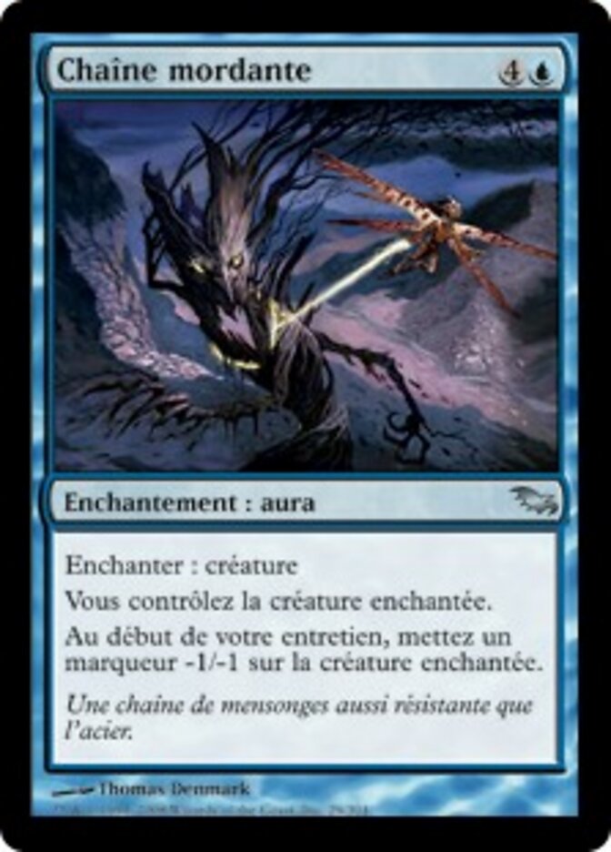 Chaîne mordante