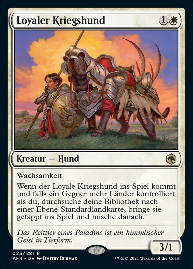 Loyaler Kriegshund
