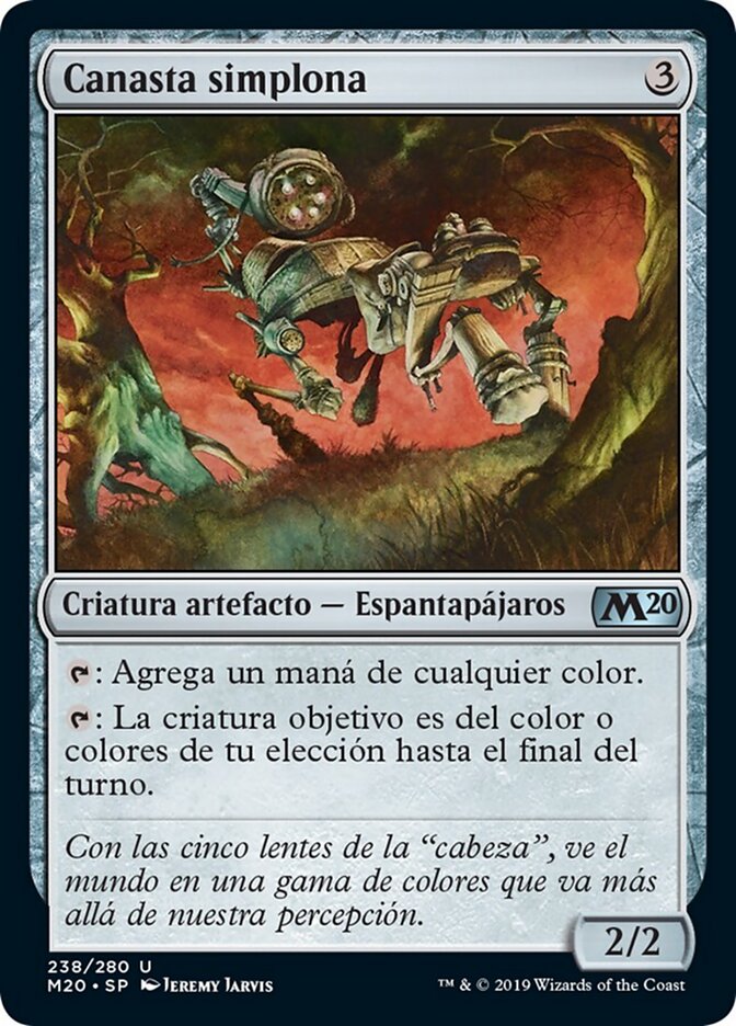 Canasta simplona