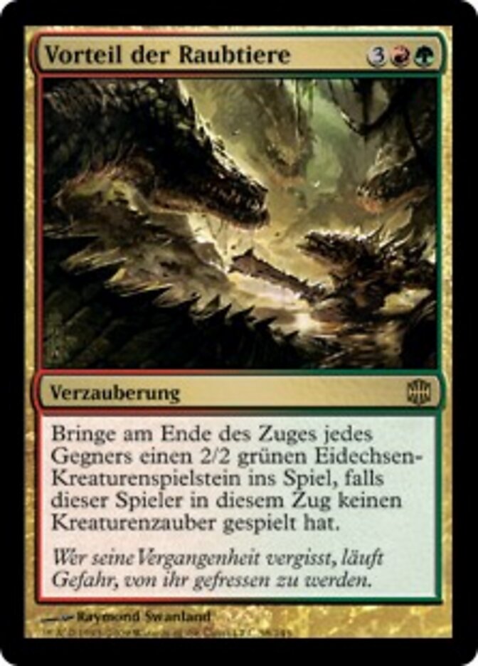 Vorteil der Raubtiere