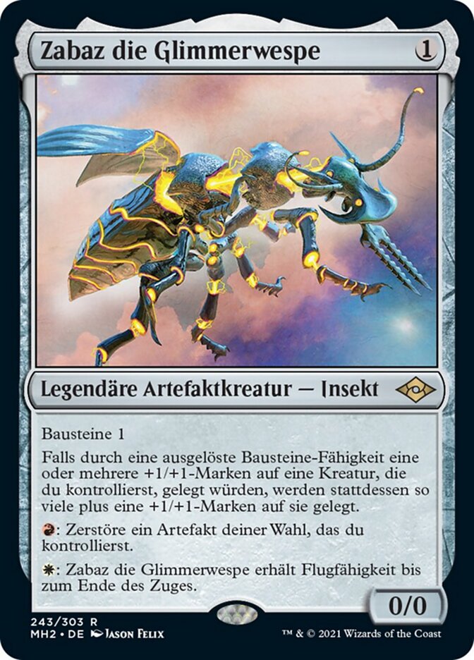 Zabaz die Glimmerwespe