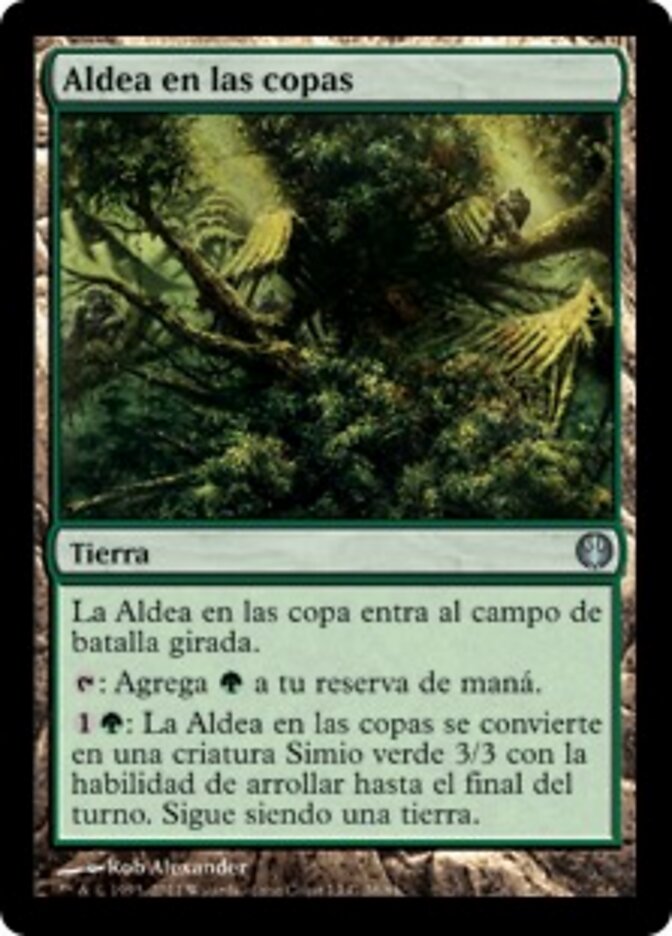 Aldea en las copas