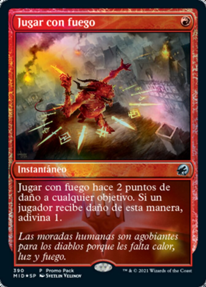Jugar con fuego
