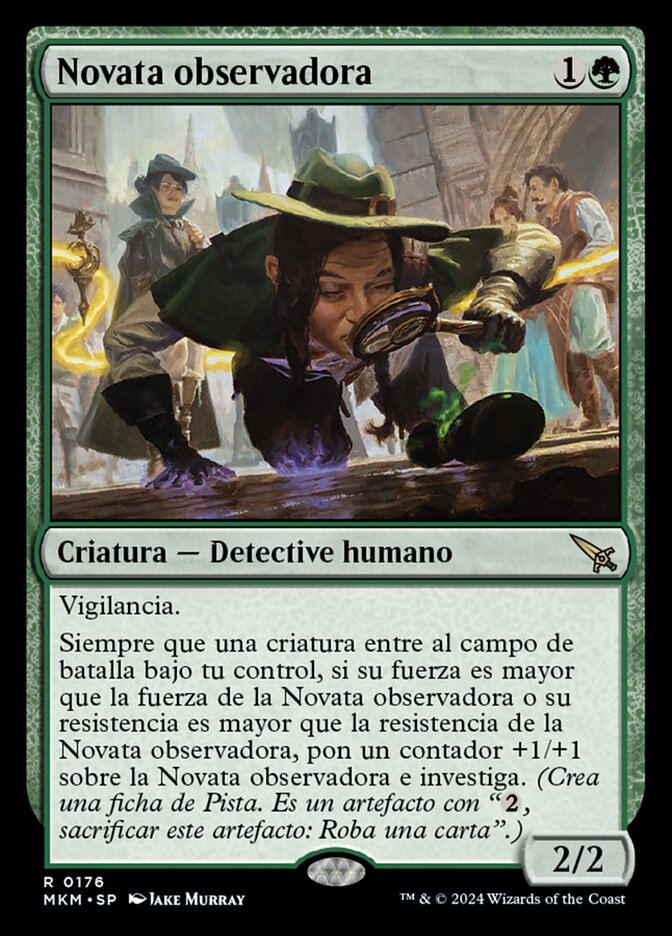 Novata observadora