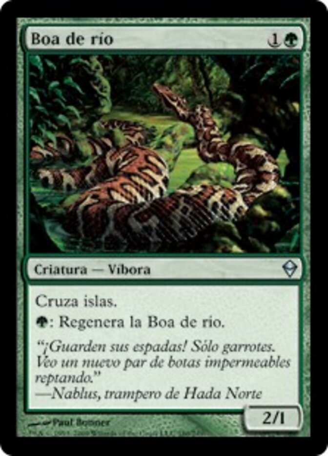 Boa de río