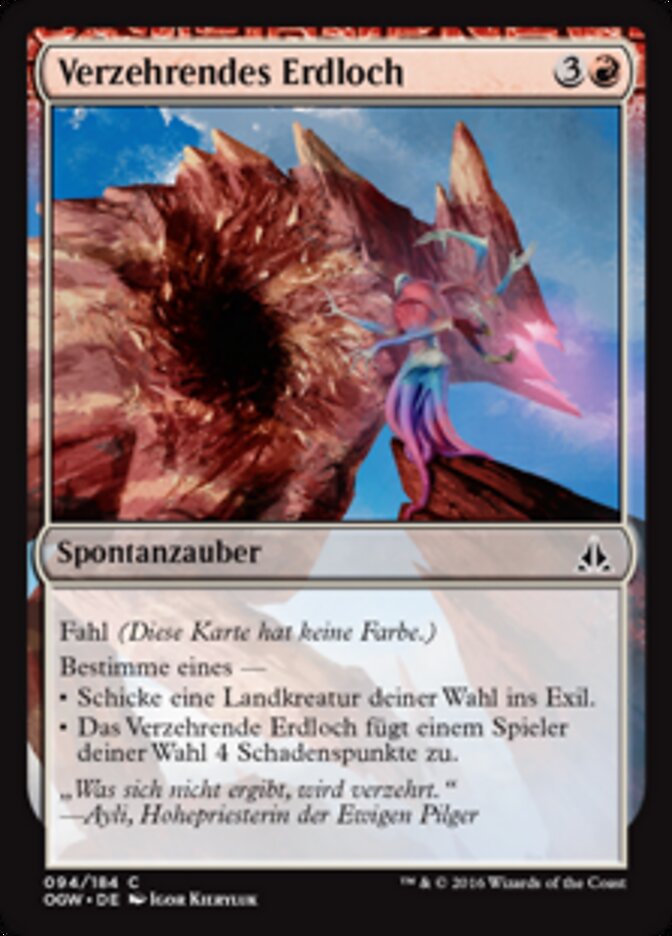 Verzehrendes Erdloch