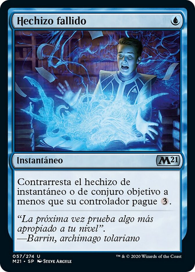 Hechizo fallido