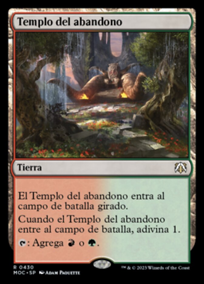 Templo del abandono