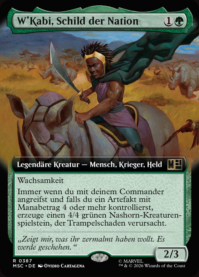 W'Kabi, Schild der Nation