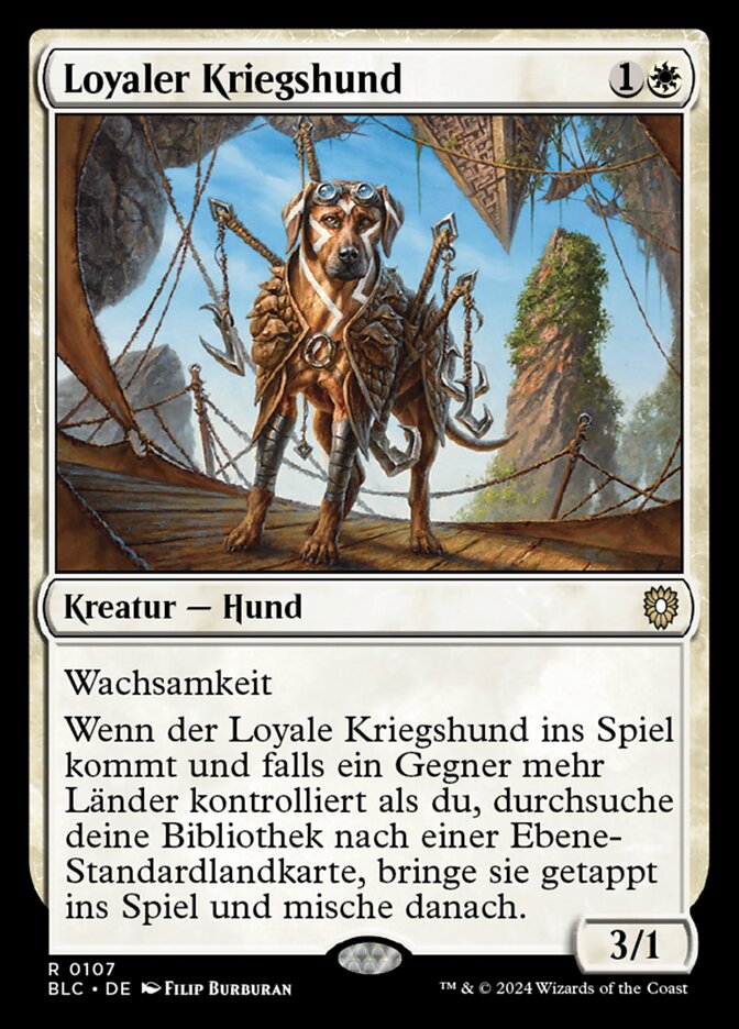 Loyaler Kriegshund