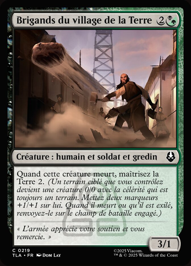 Brigands du village de la Terre