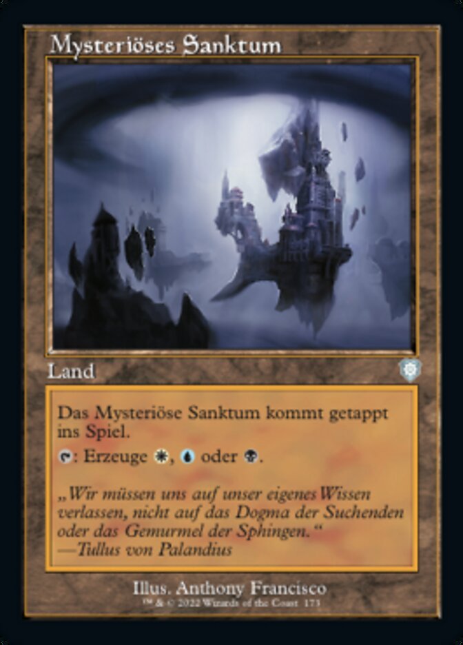 Mysteriöses Sanktum