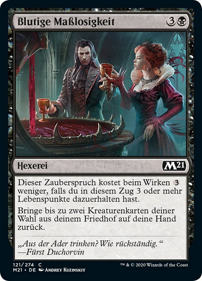 Blutige Maßlosigkeit