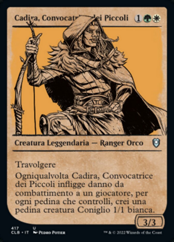 Cadira, Convocatrice dei Piccoli