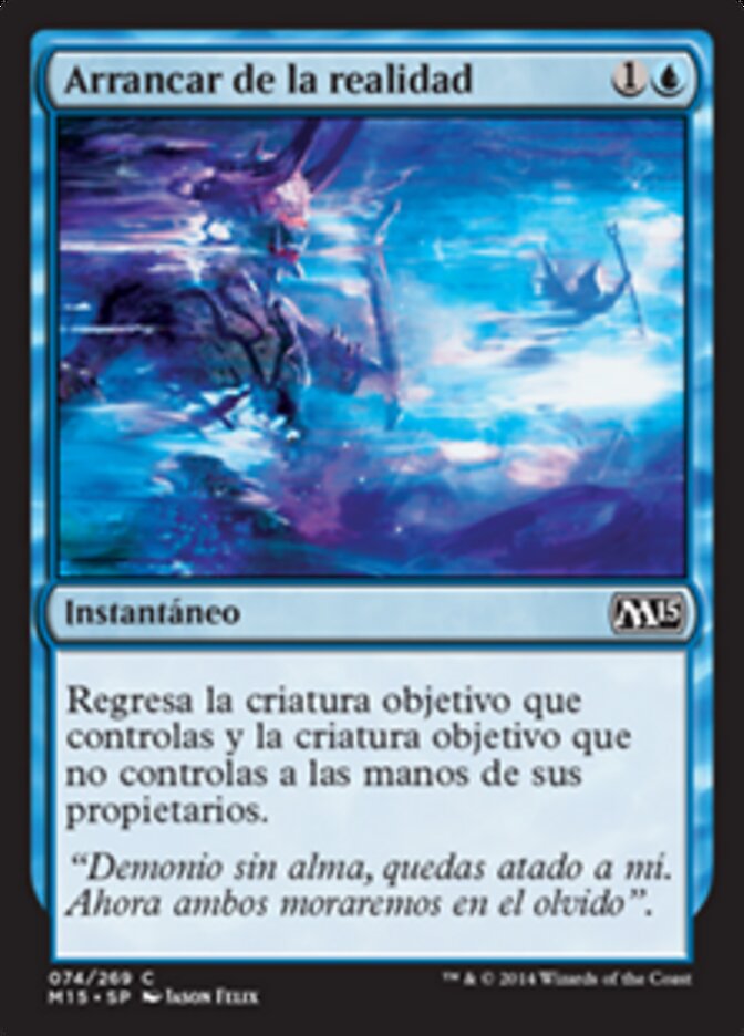 Arrancar de la realidad