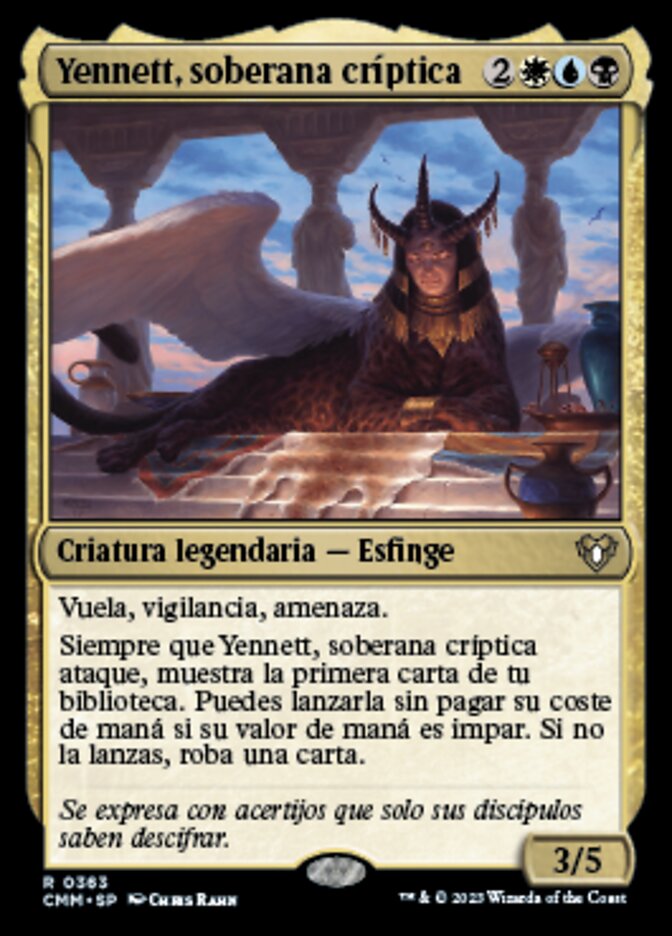 Yennett, soberana críptica