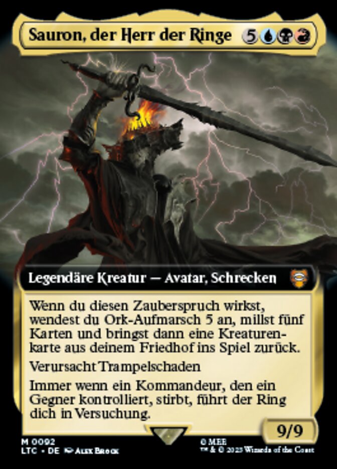 Sauron, der Herr der Ringe