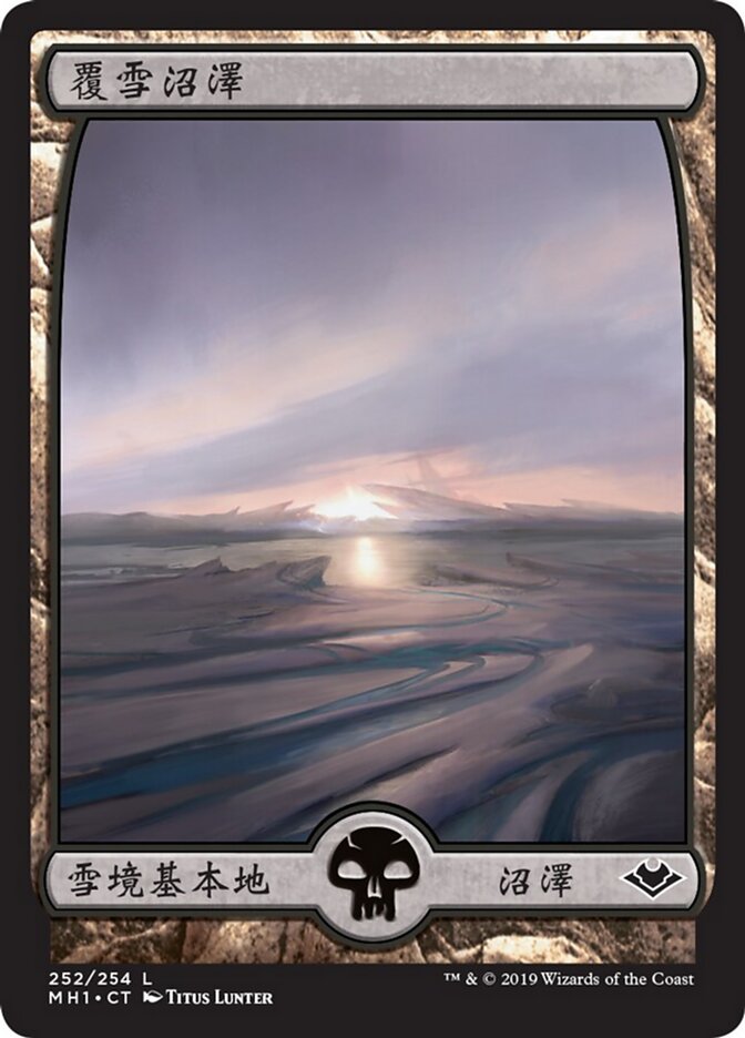 覆雪沼澤