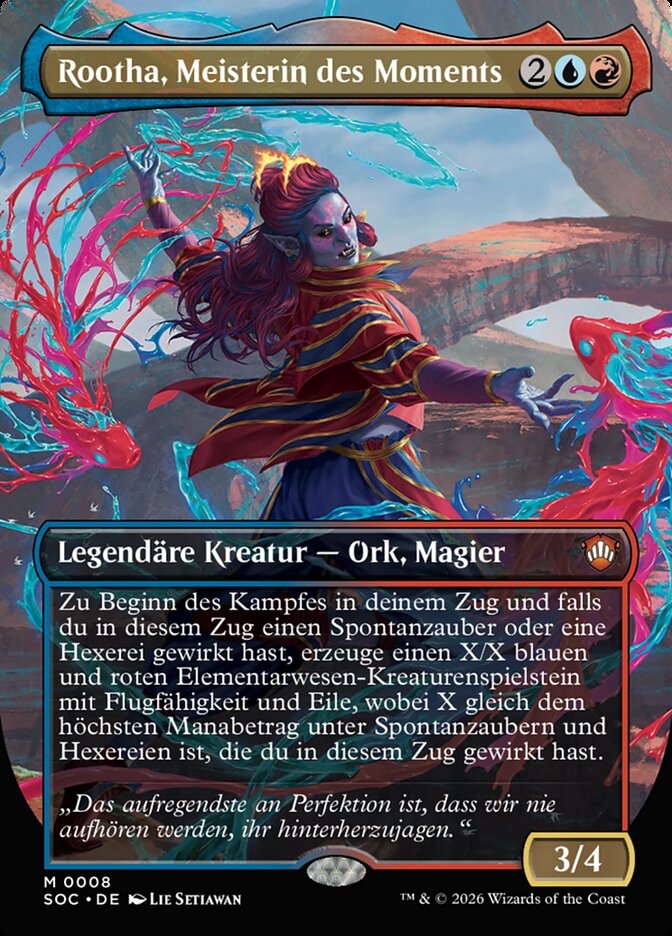 Rootha, Meisterin des Moments