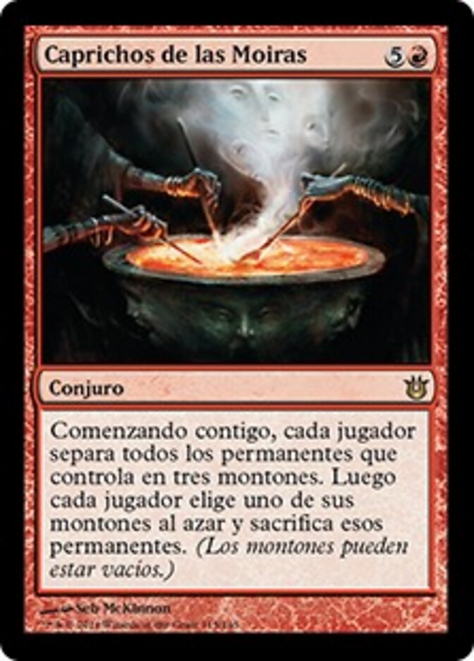Caprichos de las Moiras