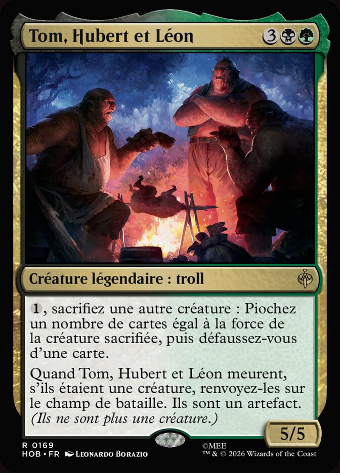 Tom, Hubert et Léon