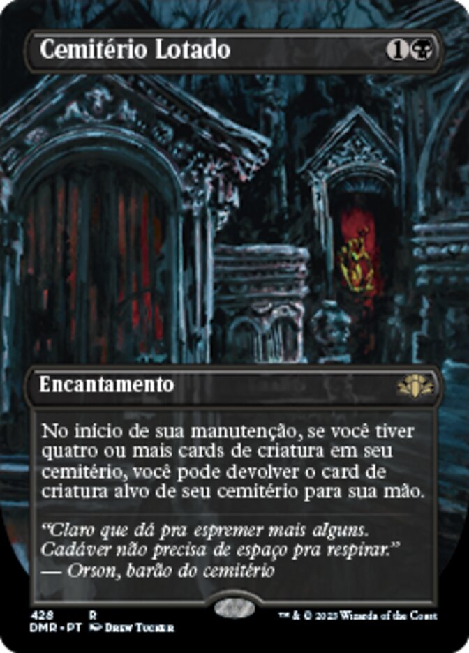 Cemitério Lotado