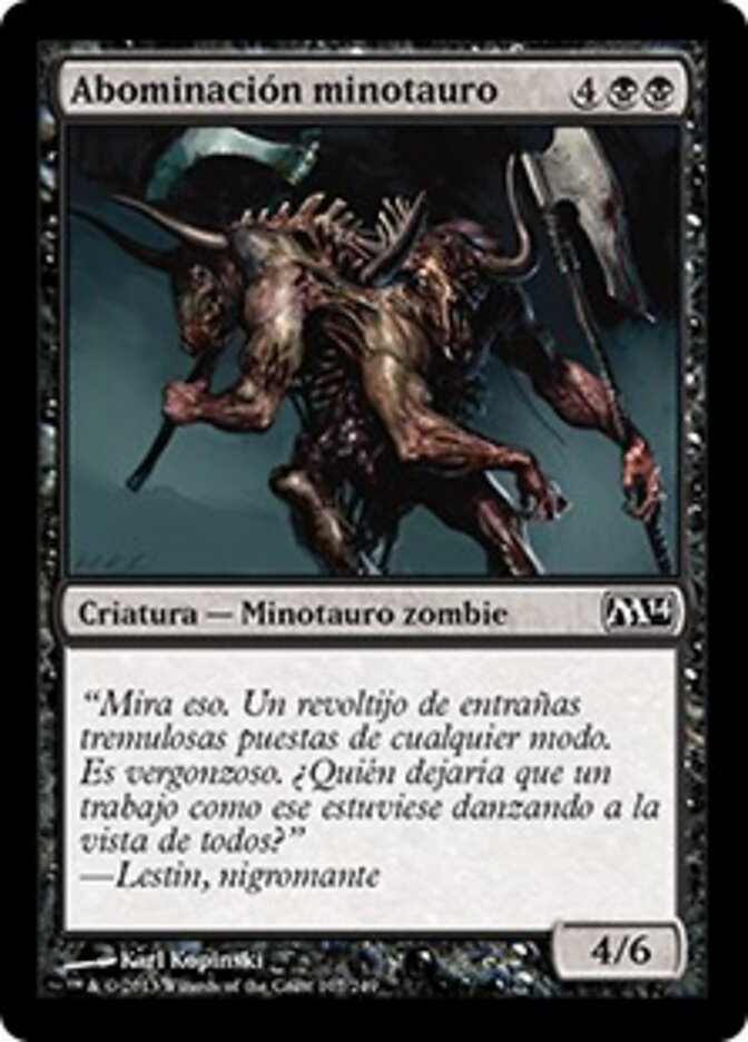 Abominación minotauro