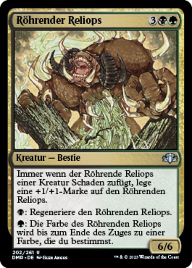 Röhrender Reliops