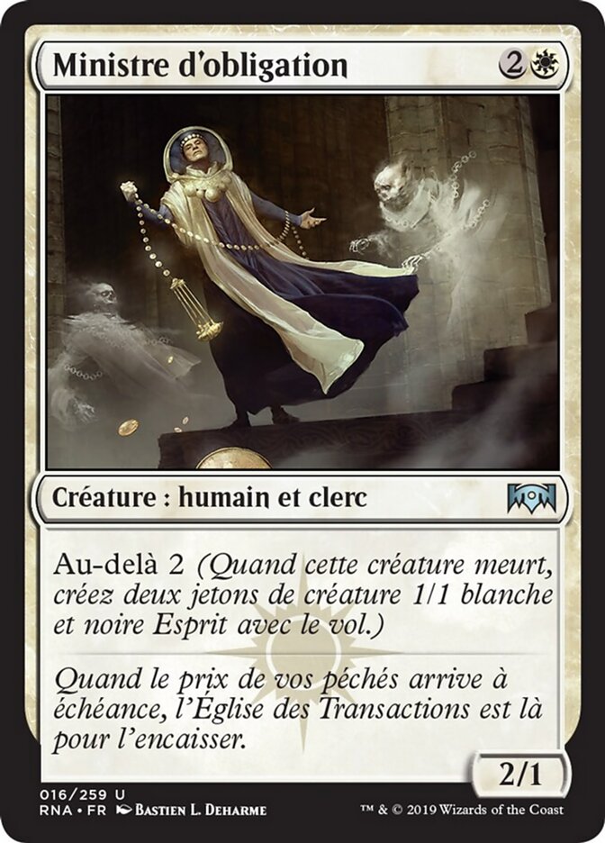 Ministre d'obligation