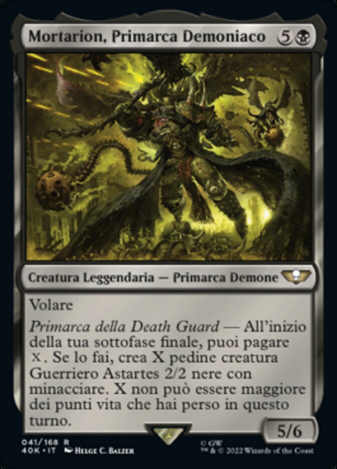 Mortarion, Primarca Demoniaco