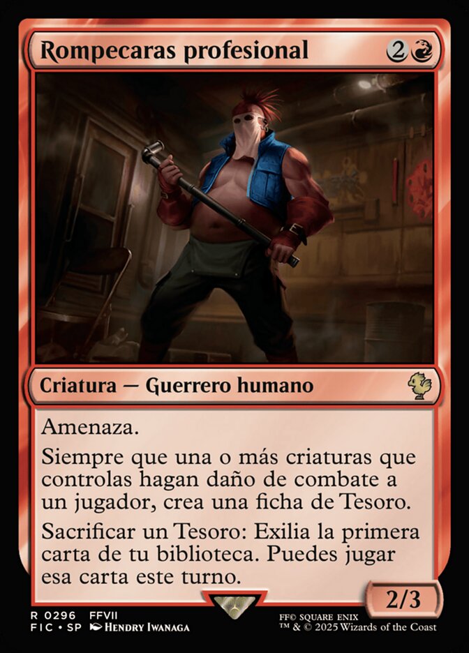 Rompecaras profesional