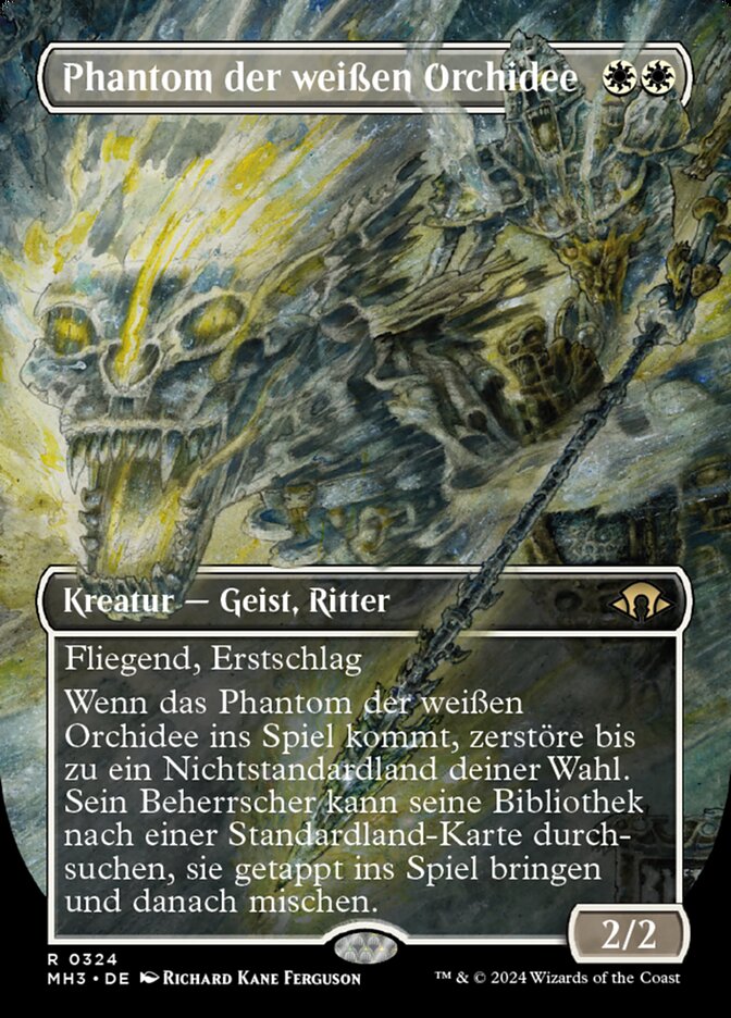 Phantom der weißen Orchidee