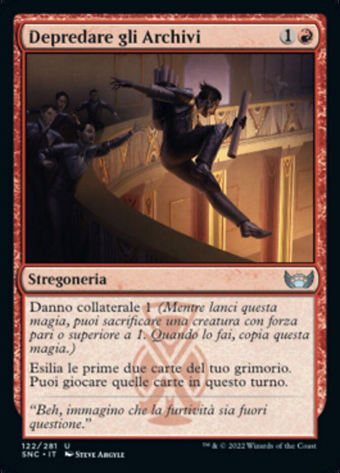Depredare gli Archivi